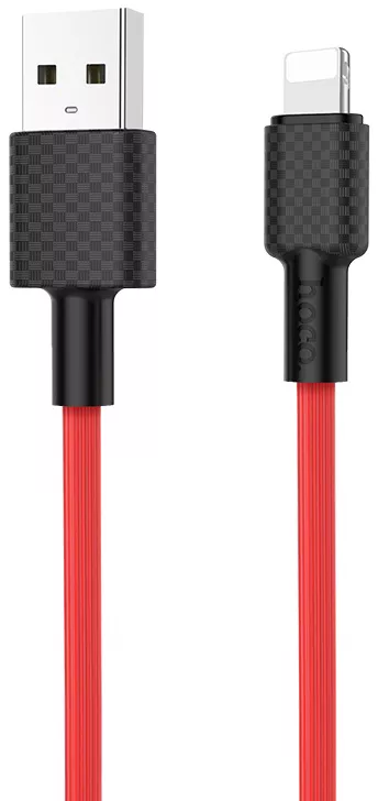 Кабель Hoco X29 Superior Style USB-A - Lightning 10w 1м cable Red - фото 1
