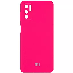 Чехол Epik Silicone Cover Full Camera (AA) для Xiaomi Redmi Note 10 5G, Poco M3 Pro Розовый / Barbie pink