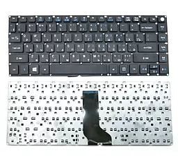 Клавіатура для ноутбуку Acer Aspire E5-422 E5-432 E5-473 E5-473G чорна