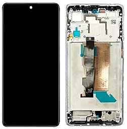 Дисплей Xiaomi Redmi Note 12 Turbo с тачскрином и рамкой, оригинал, White - фото Дисплей Xiaomi Redmi Note 12 Turbo с тачскрином и рамкой, оригинал, White
