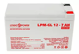 Акумуляторна батарея Logicpower 12V 7Ah (LPM-GL 12 - 7 AH) GEL (6560)
