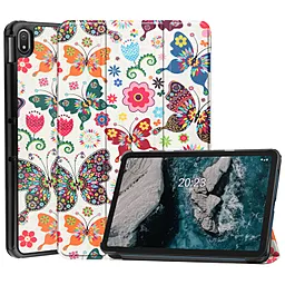 Чехол для планшета BeCover Smart Case для Nokia T20 10.4" Butterfly (708053) - фото Чехол для планшета BeCover Smart Case для Nokia T20 10.4" Butterfly (708053)