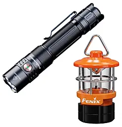Фонарик аккумуляторный Fenix PD35R Ace (1x18650) + наключный фонарь CL01 Orange (PD35RACE-CL01O) - фото Фонарик аккумуляторный Fenix PD35R Ace (1x18650) + наключный фонарь CL01 Orange (PD35RACE-CL01O)