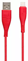 Кабель XO NB48 USB-A - Lightning 10.5w 1м cable Red - фото Кабель XO NB48 USB-A - Lightning 10.5w 1м cable Red