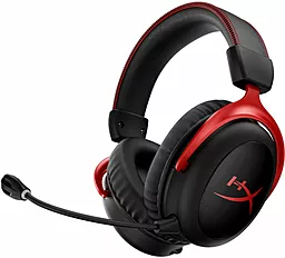 Навушники HyperX Cloud II Wireless Black/Red (HHSC2X-BA-RD/G4P5K4AA) - фото Навушники HyperX Cloud II Wireless Black/Red (HHSC2X-BA-RD/G4P5K4AA)