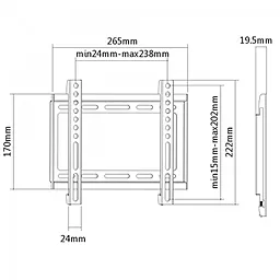 Кронштейн для телевизора Ultramount UM06-200 - миниатюра 2