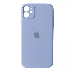 Чехол Silicone Case Full Camera для Apple iPhone 12  lilac cream