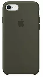 Чехол Apple Silicone Case 1:1 iPhone 7, iPhone 8 Dark Olive
