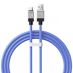 Кабель Baseus CoolPlay Series USB-A - Type-C 100w 5a 2м cable Blue (CAKW000703)