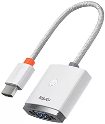 Видео переходник (адаптер) Baseus Lite Series Adapter HDMI - VGA White (WKQX010002)