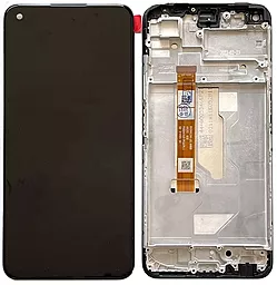 Дисплей Oppo A76 с тачскрином и рамкой, Black