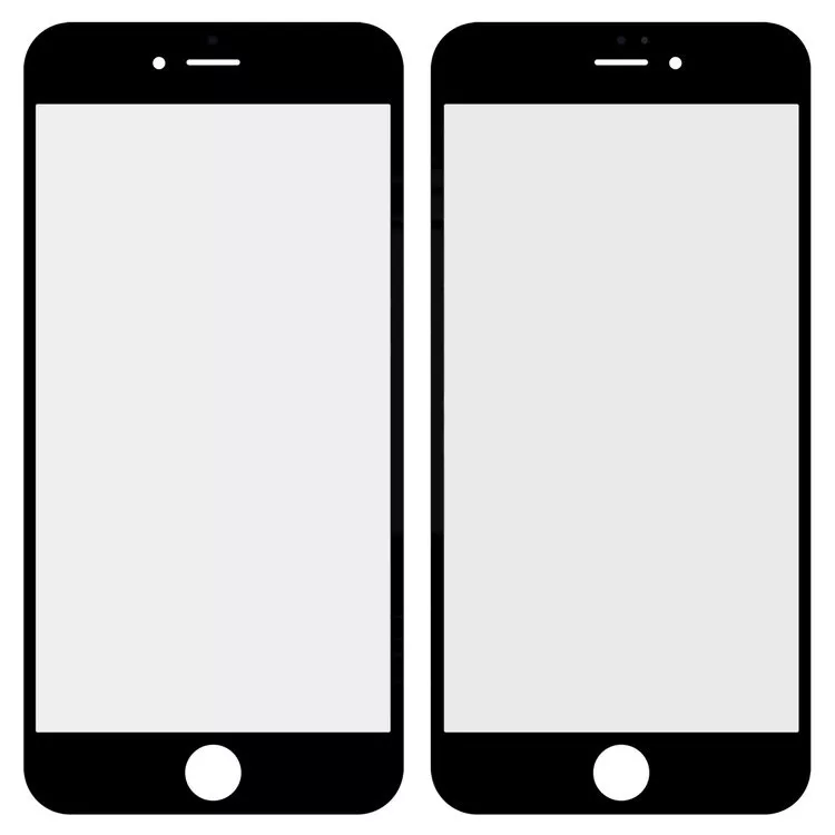 Корпусне скло дисплея Apple iPhone 6 Plus Black - фото 1
