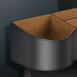 Автомобильный органайзер Baseus Elegant Car Storage Box Black (CRCWH-01) - миниатюра 3