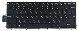 Клавіатура для ноутбуку Dell Inspiron 5378 без рамки чорна