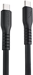 Кабель Proove Eternal USB Type-C - Type-C 60w 3a 2м PD cable Black - фото Кабель Proove Eternal USB Type-C - Type-C 60w 3a 2м PD cable Black