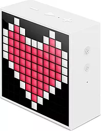 Колонки акустические Divoom Timebox Mini White - миниатюра 2