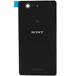 Задняя крышка корпуса Sony Xperia Z3 Compact D5803 / D5833 со стеклом камеры Black