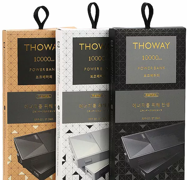 Повербанк Remax Thoway RPP-55 10000 mah Grey - фото 4