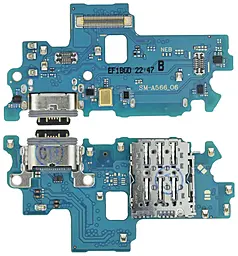Нижня плата Samsung Galaxy A56 5G A566 з роз'ємом зарядки, Sim-картки та мікрофоном - фото Нижня плата Samsung Galaxy A56 5G A566 з роз'ємом зарядки, Sim-картки та мікрофоном
