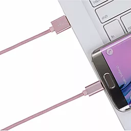 Кабель USB Momax Elite LINK micro USB Cable Rose Gold (DDM3L2) - миниатюра 5