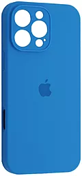 {"ru": "Чехол", "uk": "Чохол"} Silicone Case Full Camera для Apple iPhone 16 Pro Max New Lake Blue