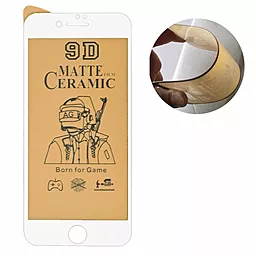 Гибкое защитное стекло CERAMIC MATTE iPhone 7/8/SE (2020) White 