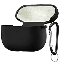 Чохол з мікрофіброю для AirPods Pro 3/Hoco EW97 Black - фото Чохол з мікрофіброю для AirPods Pro 3/Hoco EW97 Black