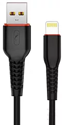 Кабель SkyDolphin S54L Soft USB-A - Lightning 12w 2.4a 1м cable Black (USB-000428) - фото Кабель SkyDolphin S54L Soft USB-A - Lightning 12w 2.4a 1м cable Black (USB-000428)