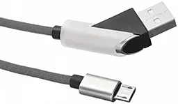 Кабель XO NB15 USB-A - micro USB 12w 2.4a 1м cable Black - фото Кабель XO NB15 USB-A - micro USB 12w 2.4a 1м cable Black