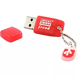 Флешка GooDRam 16GB UFR2 Fresh Strawberry USB 2.0 (UFR2-0160R0R11) Red - фото Флешка GooDRam 16GB UFR2 Fresh Strawberry USB 2.0 (UFR2-0160R0R11) Red