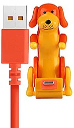 Кабель USB Siyoteam Humping Spot Dog micro USB Cable Orange