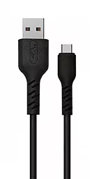 Кабель USB SkyDolphin S07T TPE High Elastic Line USB Type-C Cable Black