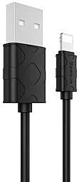 USB Кабель Baseus Yaven Lightning Cable Black (CALUN-01) - мініатюра 2