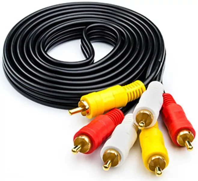 Видеокабель 3RCA to 3RCA 3.0m, 7.5m Atcom (13275) Atcom - фото 4