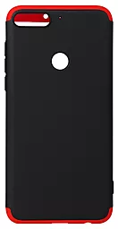 Чехол BeCover Super-protect Series Huawei Y7 Prime 2018 Black-Red (702249) - миниатюра 2