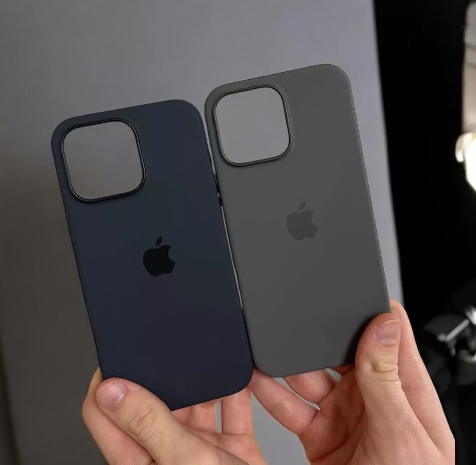 Чехол Silicone Case Full with MagSafe для Apple iPhone 16 Plus Stone Gray - фото 4
