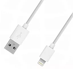 Кабель Dengos USB-A - Lightning 10w 1м cable White (CBL-001) - фото Кабель Dengos USB-A - Lightning 10w 1м cable White (CBL-001)