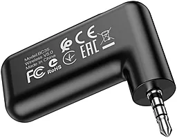 Блютуз-адаптер Borofone BC35 Wideway Car AUX BT Receiver Black - мініатюра 6 Блютуз-адаптер Borofone BC35 Wideway Car AUX BT Receiver Black - мініатюра 6