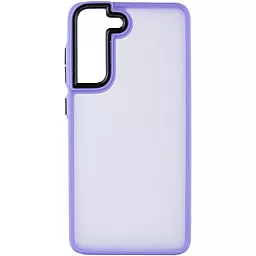 Чехол Epik Lyon Frosted для Samsung Galaxy S21 FE Purple - миниатюра 3