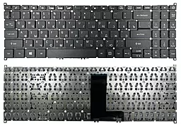 Клавіатура для ноутбуку Acer Swift 3 SF315-41 Aspire 3 A315-22 Aspire 5 A515-43 Extensa EX215-31 чорна без рамки прямий Enter PWR Original PRC Black