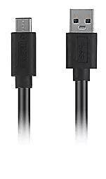 USB Кабель Cablexpert Type-C кабель 3м, 3А max Чорний CCP-USB2-AMCM-10