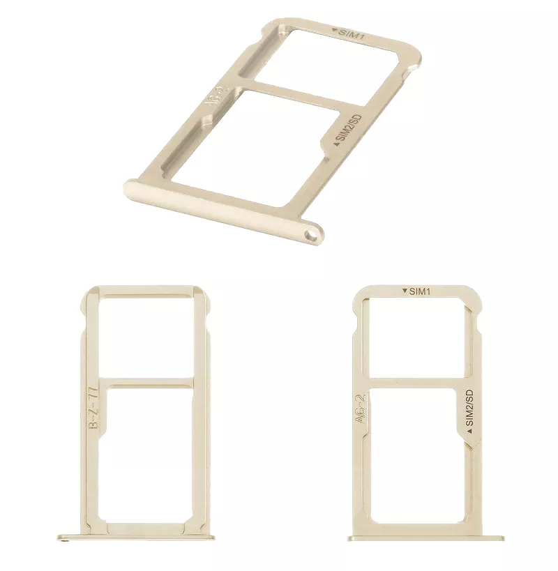 Слот (лоток) SIM-карти Huawei P10 (VTR-L09/ VTR-L29) Gold - фото 1
