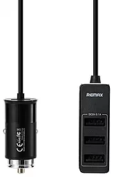Автомобильное зарядное устройство Remax RCC-401 27w 4xUSB-A ports car charger Black