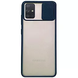 Чехол Epik Camshield matte Samsung A715 Galaxy A71  Blue