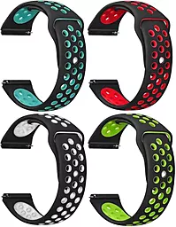 Набір змінних ремінців для розумного годинника 4 Colors Set Nike Style Becover для Amazfit Stratos 1/2/2S/3 /GTR 2/GTR 47mm/GTR Lite 47mm/Nexo/Pace (706544) Multicolor