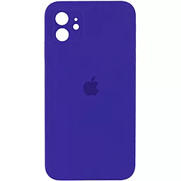 Чехол Silicone Case Full Camera Square для Apple iPhone 11 Ultra Violet