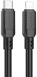 Кабель Borofone BX81 Goodway USB Type-C - Lightning 20w 3a 1м PD сable Black - фото Кабель Borofone BX81 Goodway USB Type-C - Lightning 20w 3a 1м PD сable Black