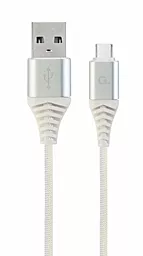 Кабель Cablexpert Premium USB-A - Type-C 10.5w 1м cable White (CC-USB2B-AMCM-1M-BW2) - фото Кабель Cablexpert Premium USB-A - Type-C 10.5w 1м cable White (CC-USB2B-AMCM-1M-BW2)