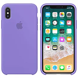 Чехол Silicone Case для Apple iPhone XR Lilac