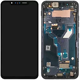 Дисплей LG G8s ThinQ (LM-G810, LMG810EAW) с тачскрином и рамкой, оригинал, Black - фото Дисплей LG G8s ThinQ (LM-G810, LMG810EAW) с тачскрином и рамкой, оригинал, Black